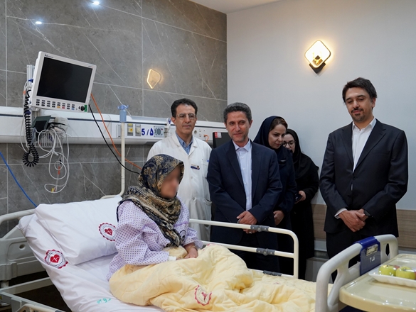 بخش خدمات رفاهی بیمارستان قلب فرشچیان همدان راه اندازی شد