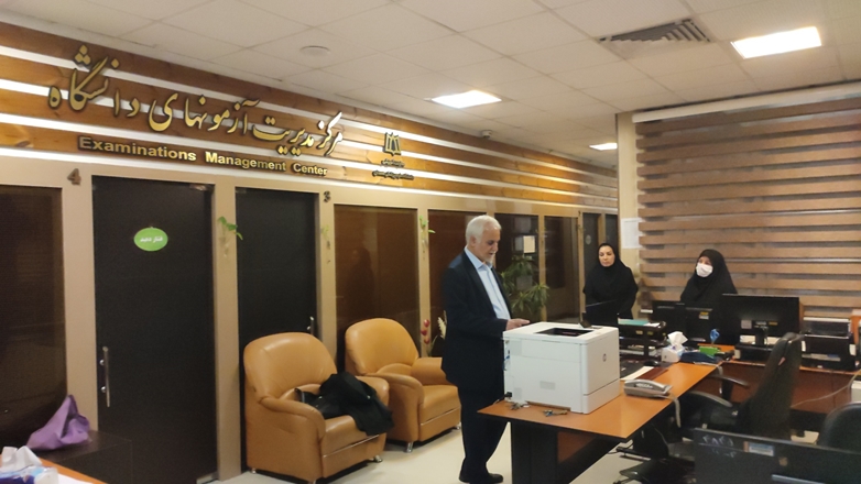 گزارش تصویری بازدید سرزده رییس دانشگاه از چندبخش پردیس دانشگاه