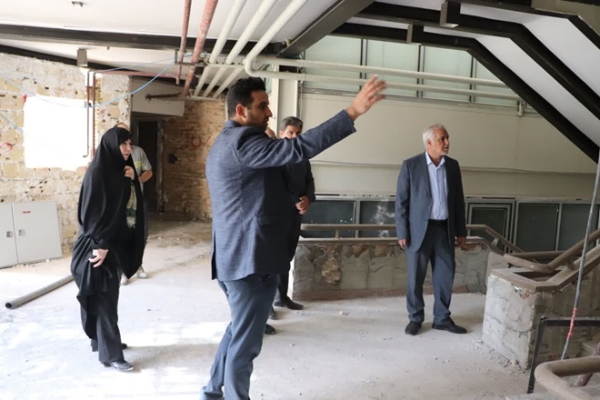 گزارش تصویری بازدید رئیس دانشگاه علوم پزشکی همدان از روند اجرای پروژه‌های عمرانی خوابگاه‌های دانشجویی
