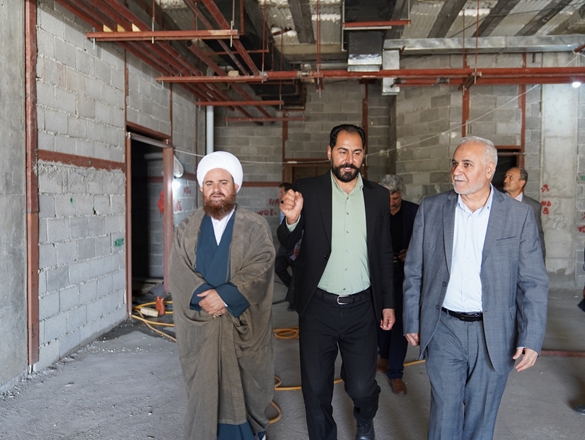 گزارش تصویری بازدید رئیس دانشگاه علوم پزشکی همدان از پروژه‌ اورژانس بیمارستان کبودراهنگ