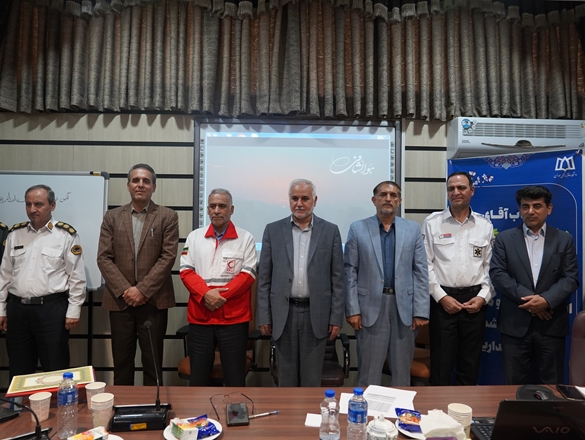 مراسم تکریم و معارفه رئیس اورژانس پیش‌بیمارستانی دانشگاه علوم پزشکی همدان برگزار شد