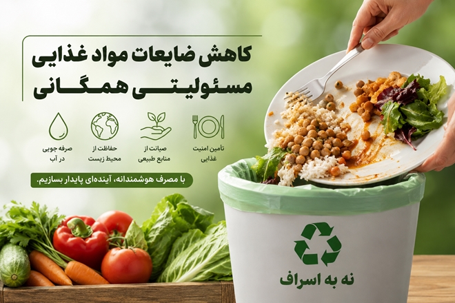 تأکید سرپرست دانشگاه علوم پزشکی همدان بر ضرورت کاهش ضایعات و پسماند مواد غذایی