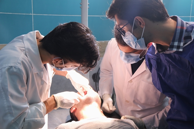 ارائه خدمات دندانپزشکی به مددجویان زندان مرکزی همدان