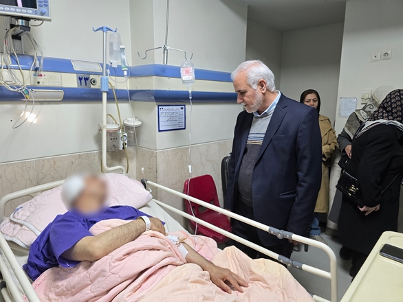 گزارش تصویری بازدید میدانی رییس دانشگاه علوم پزشکی همدان از وضعیت ارائه خدمات به مجروحین