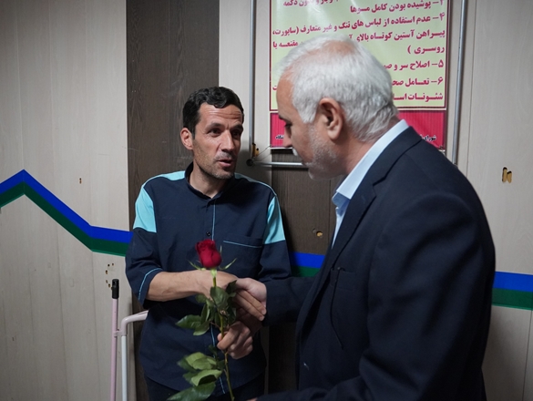 گزارش تصویری تبریک رییس دانشگاه به مناسبت   روز کارگر