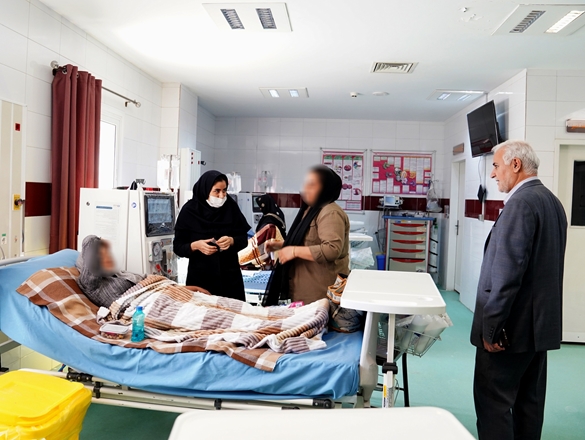 گزارش تصویری بازدید رییس و معاون درمان دانشگاه از بیمارستان آیت الله بهاری1