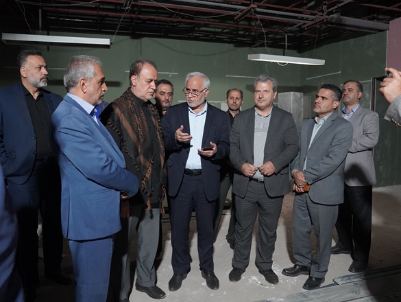 گزارش تصویری بازدید نایب رئیس مجلس و ریاست دانشگاه از مرکز جامع سرطان
