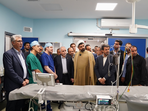  گزارش تصویری افتتاح بخش آنژیو گرافی بیمارستان امام حسین ملایر