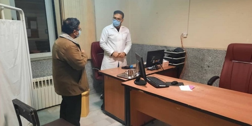 بازدید شبانه رئیس مرکز بهداشت همدان از مراکز مریانج و دیباج