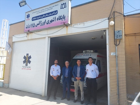 بزرگداشت روز اورژانس پیش بیمارستانی در شهرستان رزن