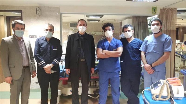 حضور سرپرست معاونت درمان دانشگاه در مرکز آموزشی درمانی شهید بهشتی