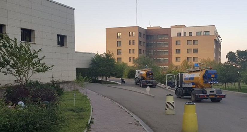 اعزام تانکرهای آبرسانی به بیمارستان‌های همدان