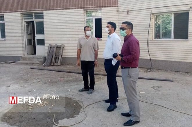 بازدید مدیر امور دانشجویی دانشگاه از خوابگاه های دخترانه اندیشه و دانش