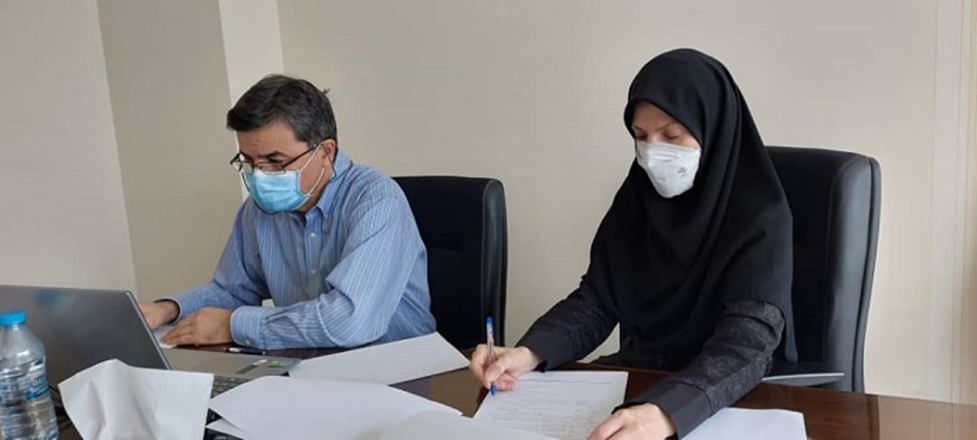 جلسه اعتباربخشی مرکز آموزش مداوم کاشان، به سرپرستی مدیر آموزش مداوم همدان