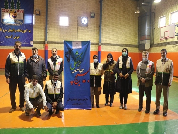 حضور کارکنان مرکز آموزشی درمانی سینا فرشچیان، در اردوی جهادی به مناسبت هفته بسیج