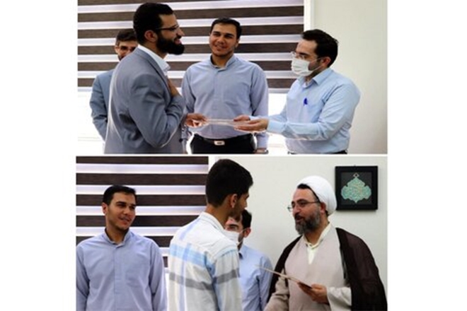 مراسم تکریم و معارفه مسئول بسیج دانشجویی دانشگاه علوم پزشکی همدان برگزار شد