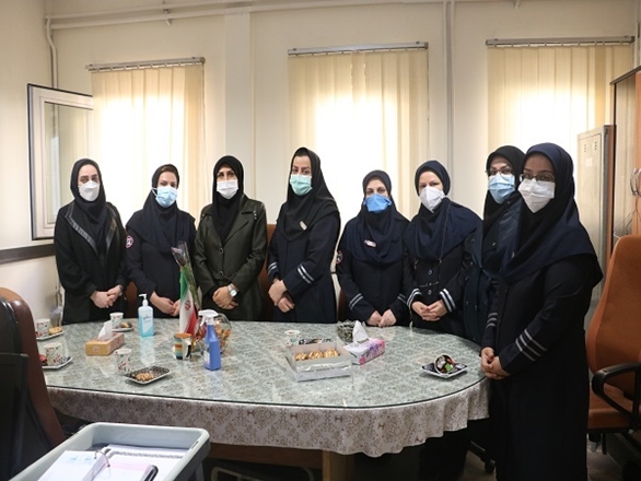 دیدار مدیر خدمات پرستاری دانشگاه با جمعی از پرستاران مرکز آموزشی درمانی سینا فرشچیان