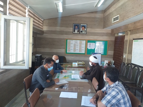 جلسه رییس اداره تبلیغات اسلامی شهرستان تویسرکان با رئیس مرکز بهداشت