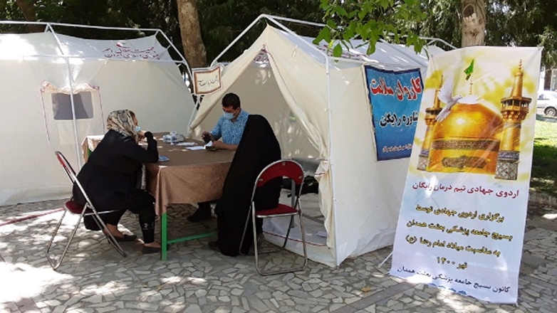 اعزام اردوی جهادی مجتمع آموزشی درمانی بعثت در دهه کرامت