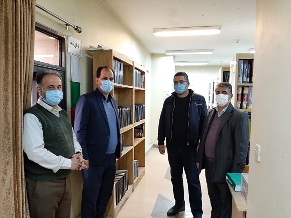 تقدیر از مسئول واحد کتابخانه مجتمع آموزشی درمانی بعثت