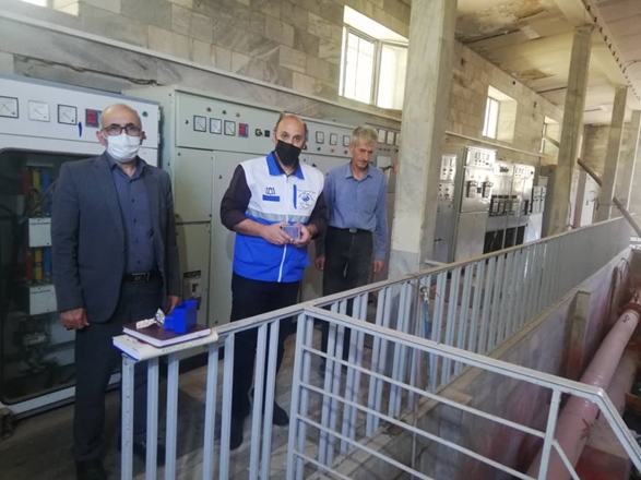 بازدید از ایستگاه پمپاژ آب شهرستان تویسرکان