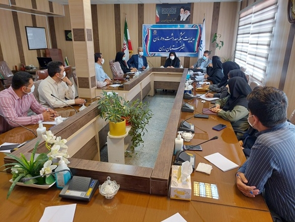 نشست معاون بهداشتی دانشگاه با مسئولین شبکه بهداشت و درمان رزن