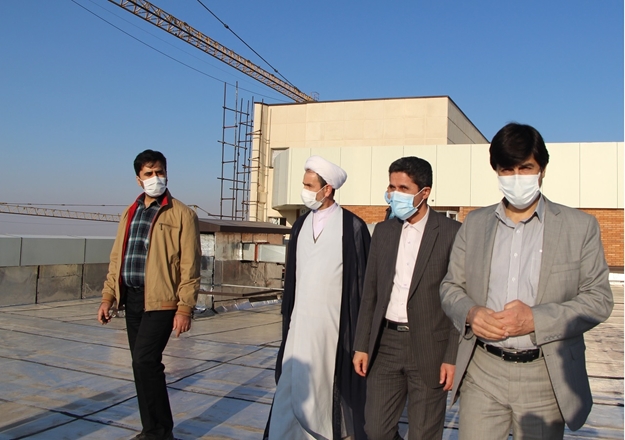 بازدید سرپرست دانشگاه و نماینده مردم همدان و فامنین در مجلس شورای اسلامی از پروژه در حال ساخت بیمارستان اکباتان