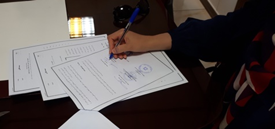 انعقاد تفاهم نامه ساخت مرکز جامع سلامت شهری امام حسن علیه السلام کوی خضر