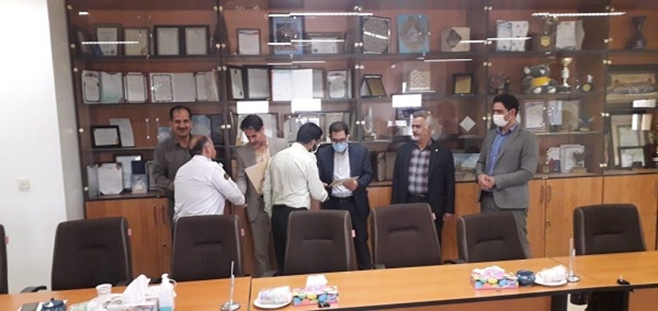 تقدیر از کارکنان انتظامات مجتمع آموزشی درمانی بعثت