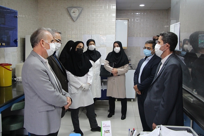 بازدید رییس دانشگاه از مرکز جامع خدمات سلامت امام حسین (ع)