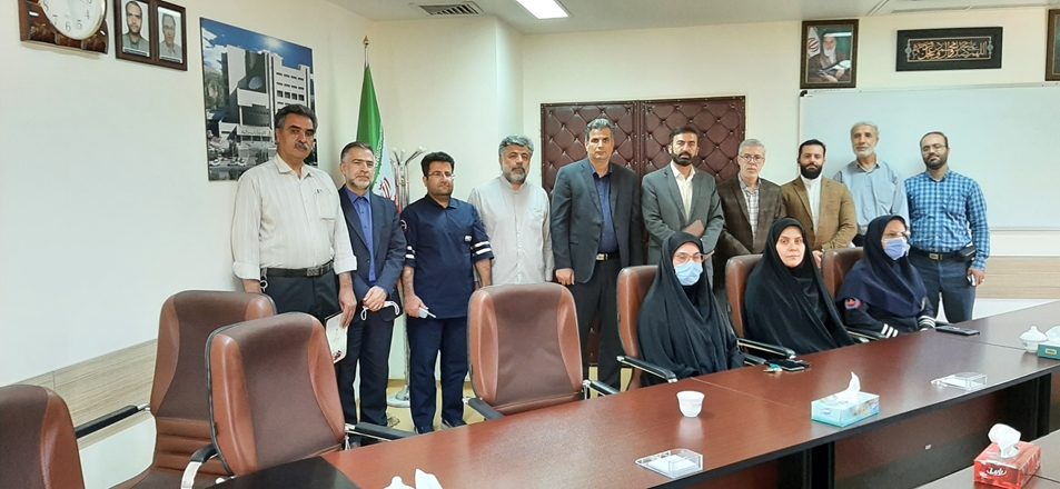 قدردانی از جانبازان و ایثارگران مرکز آموزشی درمانی قلب و عروق فرشچیان
