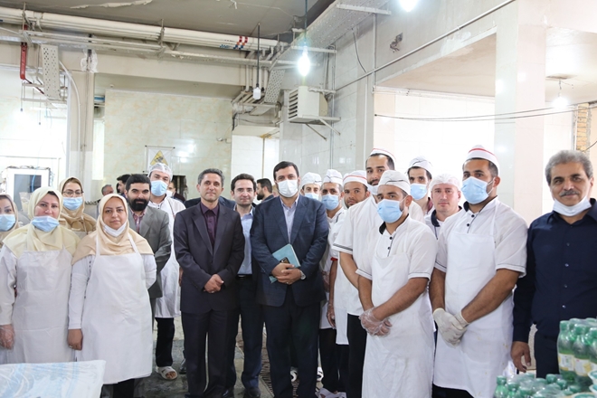 بازدید معاون فرهنگی و دانشجویی وزارت بهداشت از خوابگاهها و سلف سرویس دانشگاه علوم پزشکی همدان