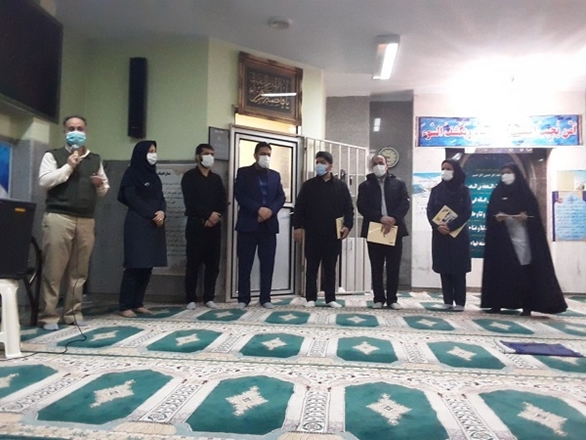تقدیر از فعالان فرهنگی مجتمع آموزشی درمانی بعثت