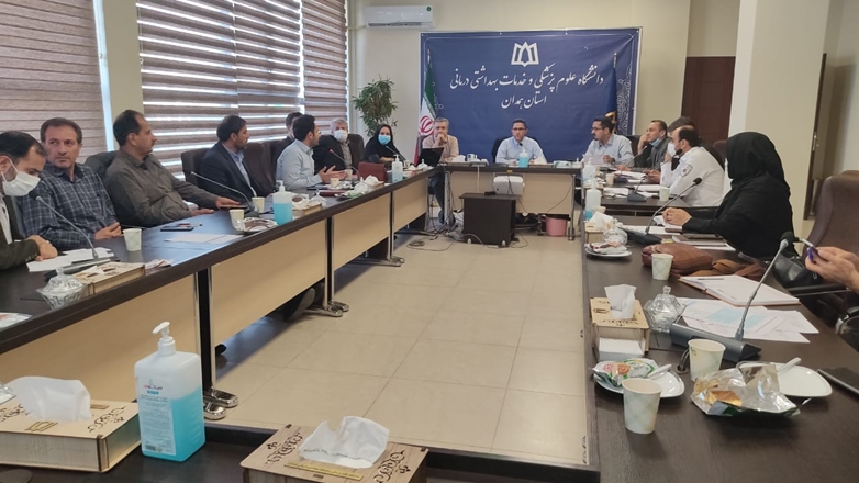 جلسه هیئت رییسه دانشگاه جهت مدیریت مصرف آب و تدابیر ویژه در بحران