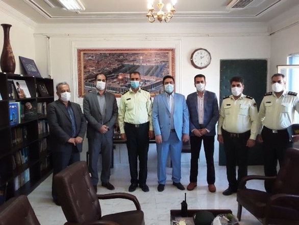 قدردانی مسئولان مجتمع بعثت از نیروی انتظامی