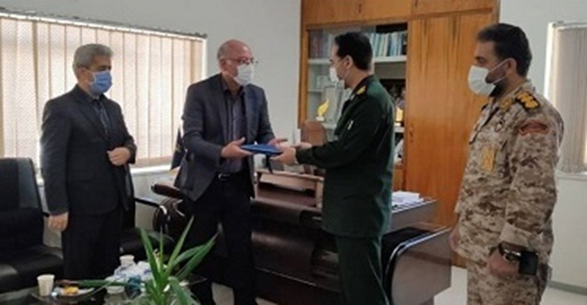 دیدار مدیر شبکه بهداشت و درمان و رییس مرکز بهداشت با فرماندار جدید نهاوند