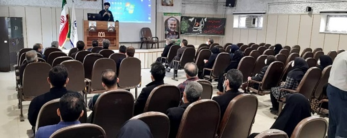 برگزاری مراسم بزرگداشت ایام فاطمیه و سالگرد شهادت سردار سلیمانی در مرکز بهداشت همدان
