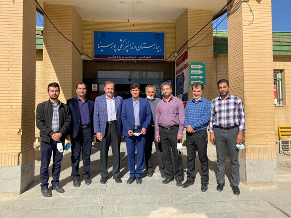 بازدید رییس دانشکده دندانپزشکی از بیمارستان پورسینا