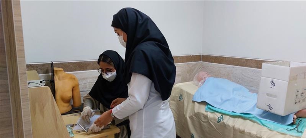 برگزاری آزمون پایان دوره کارآموزی دانشجویان تکنولوژی اتاق عمل