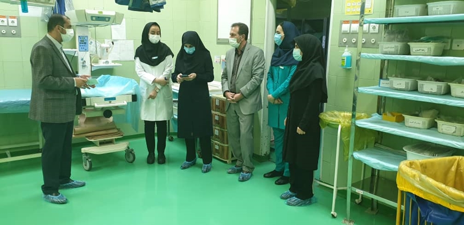 بازدید کارشناس نوزادان و مهندس تجهیزات پزشکی معاونت درمان از مرکز فاطمیه