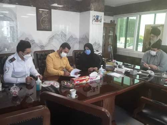 انعقاد تفاهم نامه اورژانس جاده ای روستای فرسفج شهرستان تویسرکان