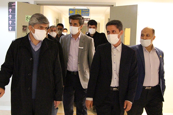 بازدید دکتر مجذوبی از بیمارستان «سردار شهید حاج قاسم سلیمانی» و کلینیک «شهید ربیعی»