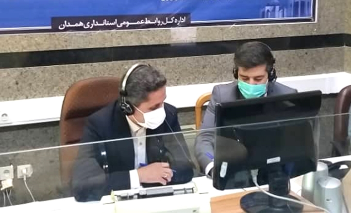 حضور دکتر مجذوبی در مرکز سامد جهت پاسخگویی به سئوالات مردمی