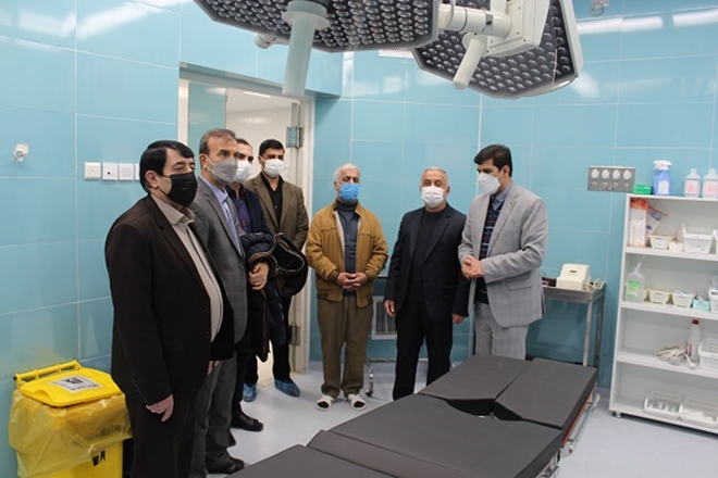 بازدید اعضای شورای شهر بهار و خیرین سلامت از مرکز آموزشی درمانی پژوهشی پورسینا