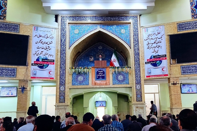 رییس دانشگاه علوم پزشکی همدان در آیین سیاسی عبادی نماز جمعه: لزوم حساس سازی همه اقشار مردم نسبت به بحران پیری جمعیت