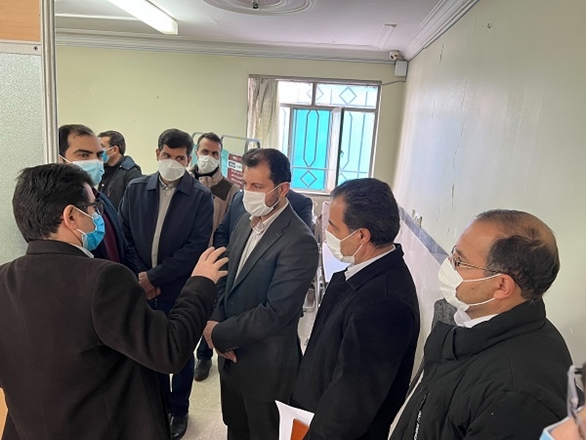 بازدید فرماندار بهار و هیئت همراه از بیمارستان دندانپزشکی پورسینا