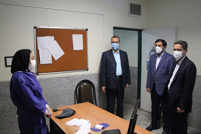 *بازدید دکتر مجذوبی از مراکز جامع خدمات سلامت شهری شبانه روزی مریانج و شهیدان وزیری امجد *