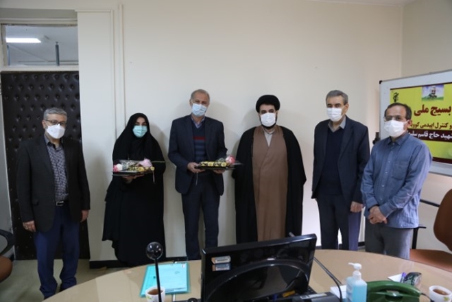 دیدار و تجلیل از ایثارگران شاغل در مرکز بهداشت همدان