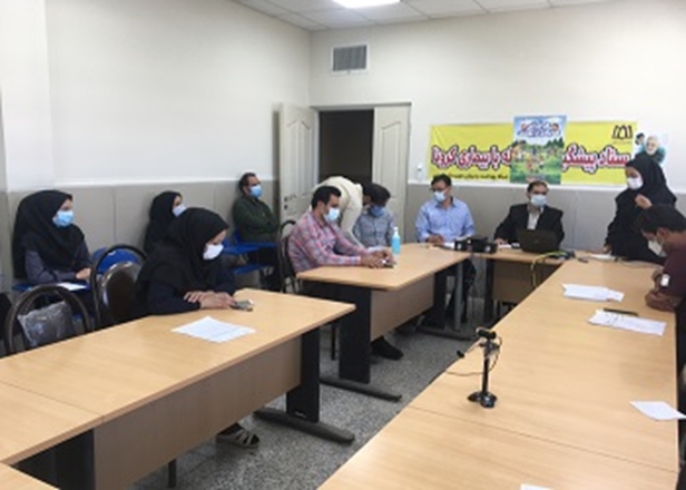 برگزاری جلسه هماهنگی واکسیناسیون کووید19 و بازآموزی بیماری های واگیر و غیر واگیر