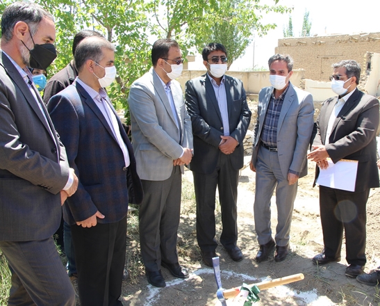 آیین کلنگ‌زنی مرکز سلامت روستایی امزاجرد